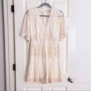 NWT Ivory Lace Rehearsal Dinner Wedding Reception Dress